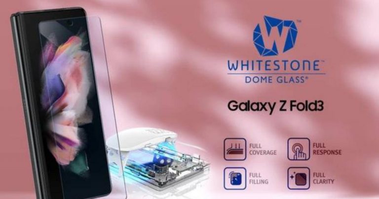 ฟิล์มกระจกกาวยูวี Whitestone Dome Glass for Samsung Galaxy Z Fold 3